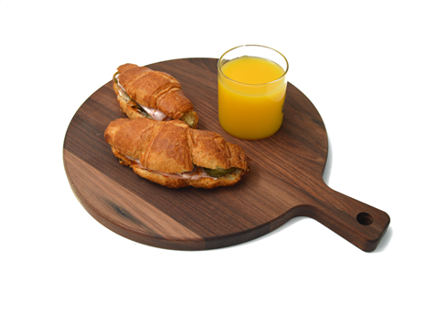 Round board with handle