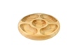 Round bowl with 5 dividers