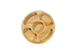Round bowl with 5 dividers
