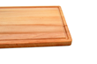 Rectangular board with groove